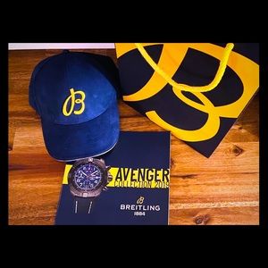 Men’s Breitling Hat, Catalog and Bag